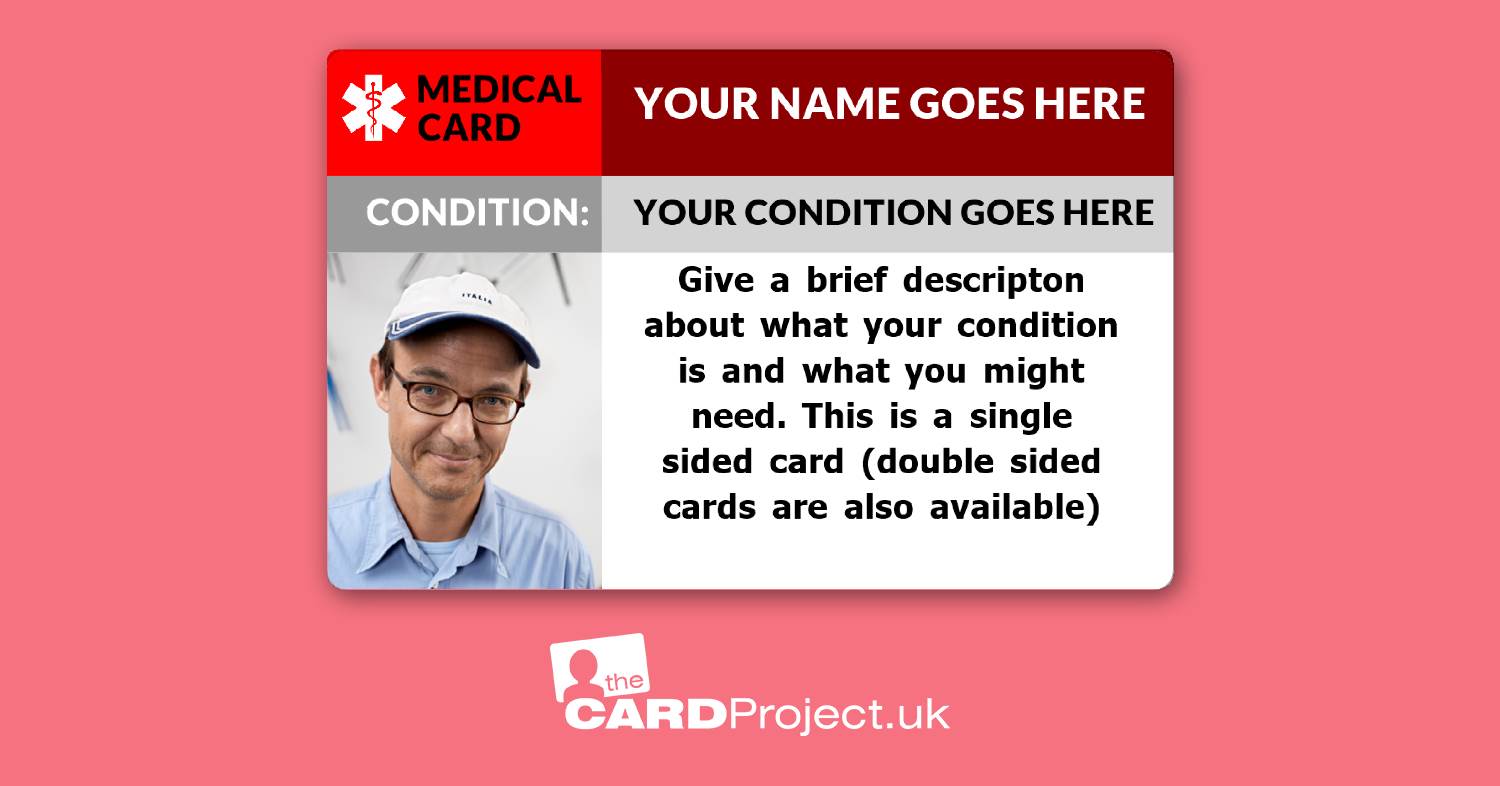 Create Your Own Medical Photo Card, Single Sided